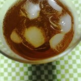 緑茶と紅茶のアイスティー